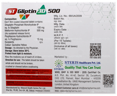 St Gliptin 3D 500 Tablet 15